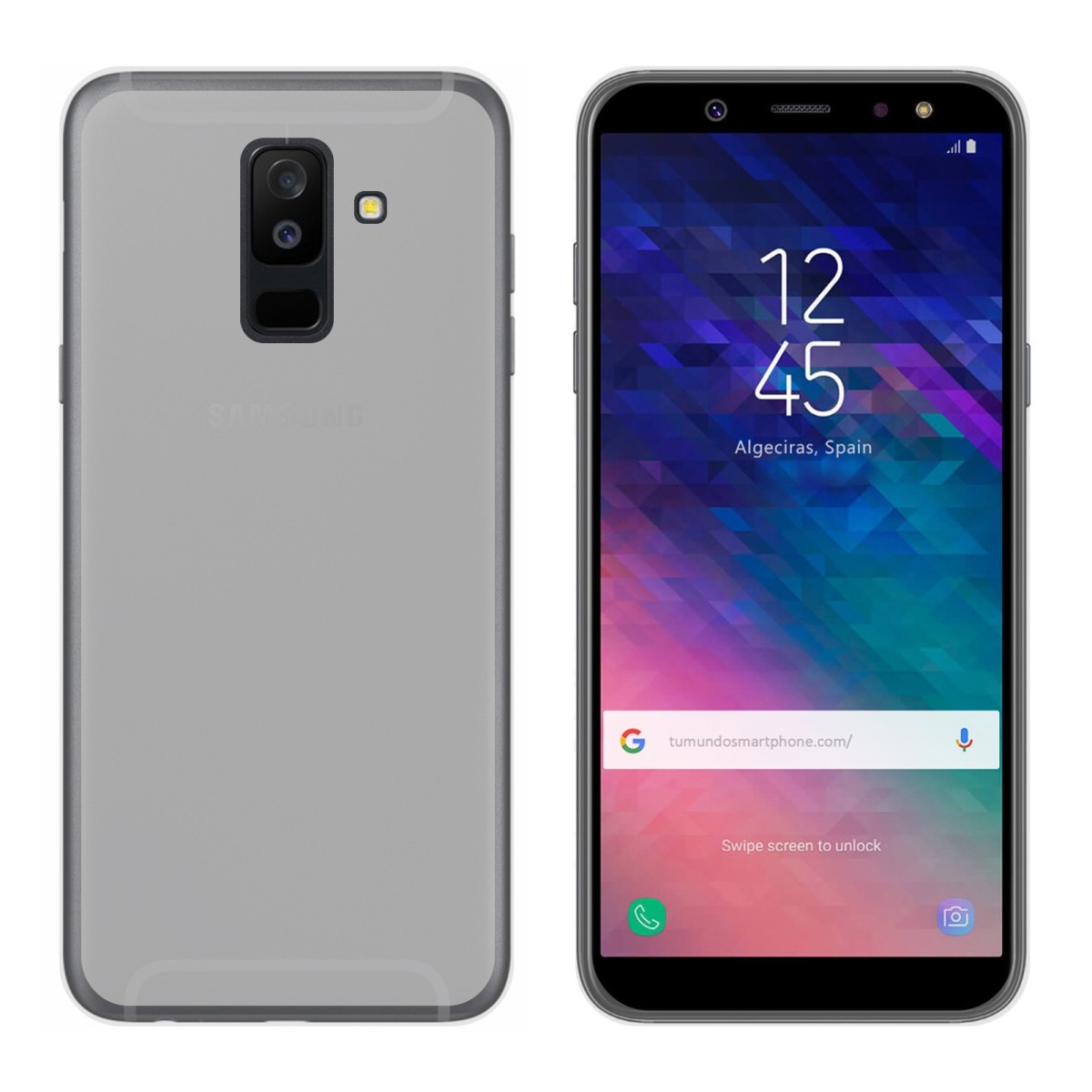 Funda Gel Tpu para Samsung Galaxy A6 Plus (2018) Color Transparente