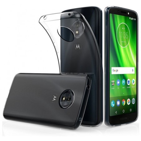 Funda Gel Tpu Fina Ultra-Thin 0,5mm Transparente para Motorola Moto E5 / G6 Play