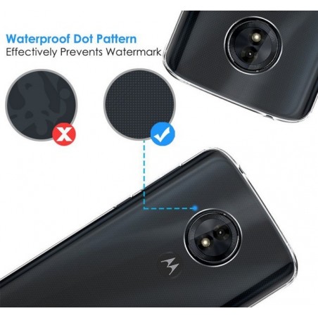 Funda Gel Tpu Fina Ultra-Thin 0,5mm Transparente para Motorola Moto E5 / G6 Play