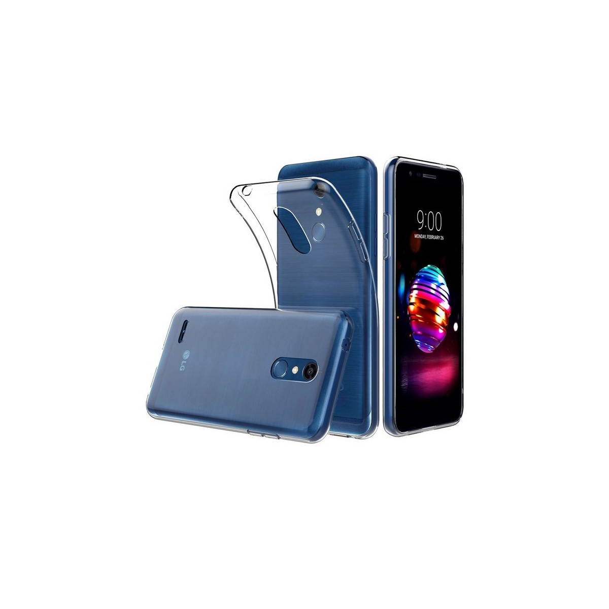 Funda Gel Tpu Fina Ultra-Thin 0,5mm Transparente para Lg K9