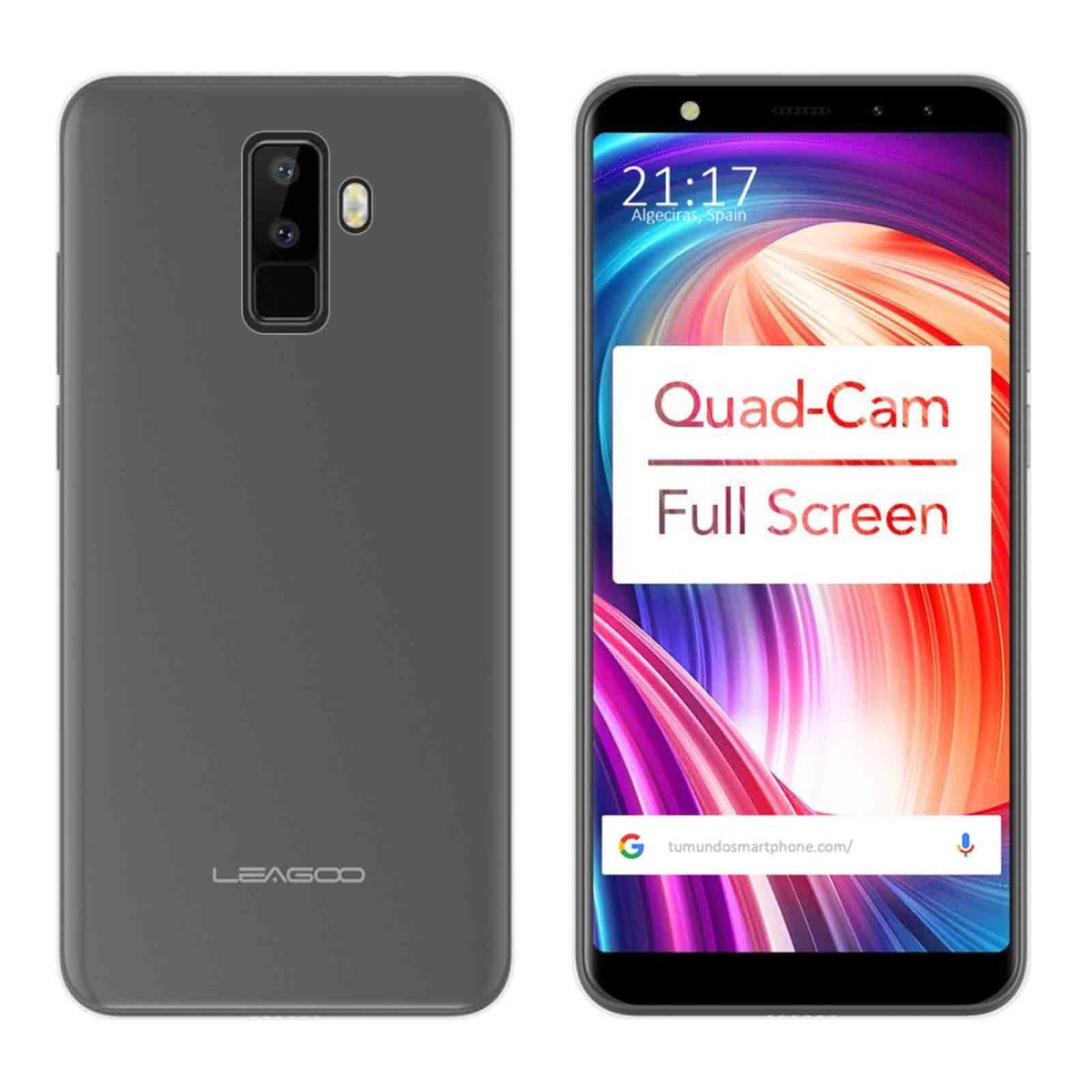 Funda Gel Tpu para Leagoo M9 Color 100 % Transparente