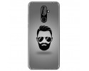Funda Gel Tpu para Cubot X18 Plus Diseño Barba Dibujos