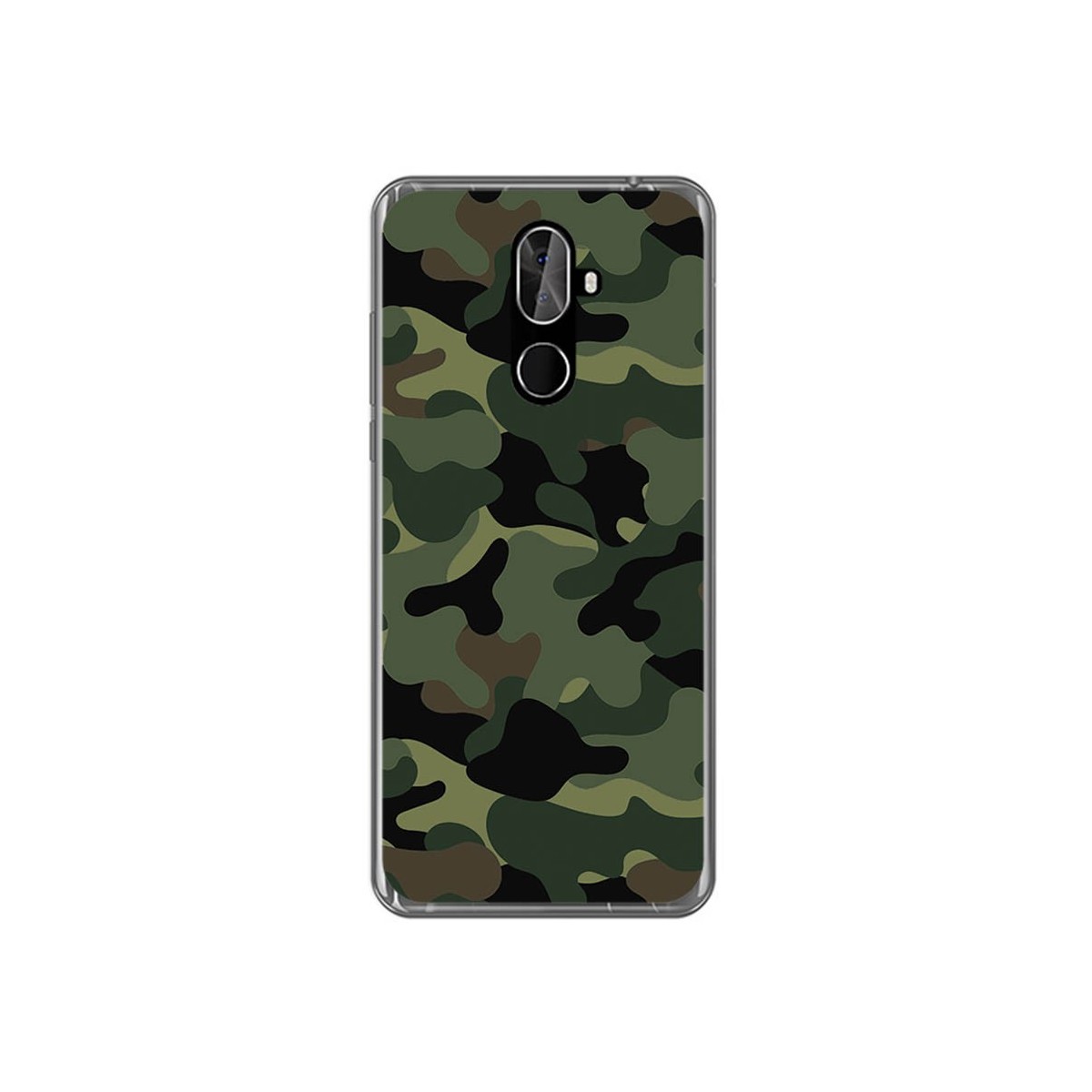 Funda Gel Tpu para Cubot X18 Plus Diseño Camuflaje Dibujos