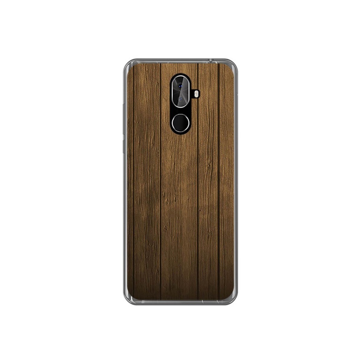 Funda Gel Tpu para Cubot X18 Plus Diseño Madera Dibujos