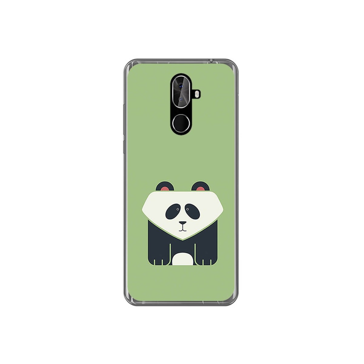 Funda Gel Tpu para Cubot X18 Plus Diseño Panda Dibujos
