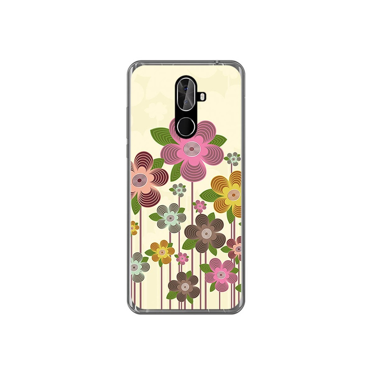 Funda Gel Tpu para Cubot X18 Plus Diseño Primavera En Flor Dibujos