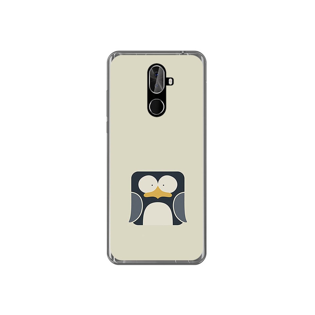 Funda Gel Tpu para Cubot X18 Plus Diseño Pingüino Dibujos