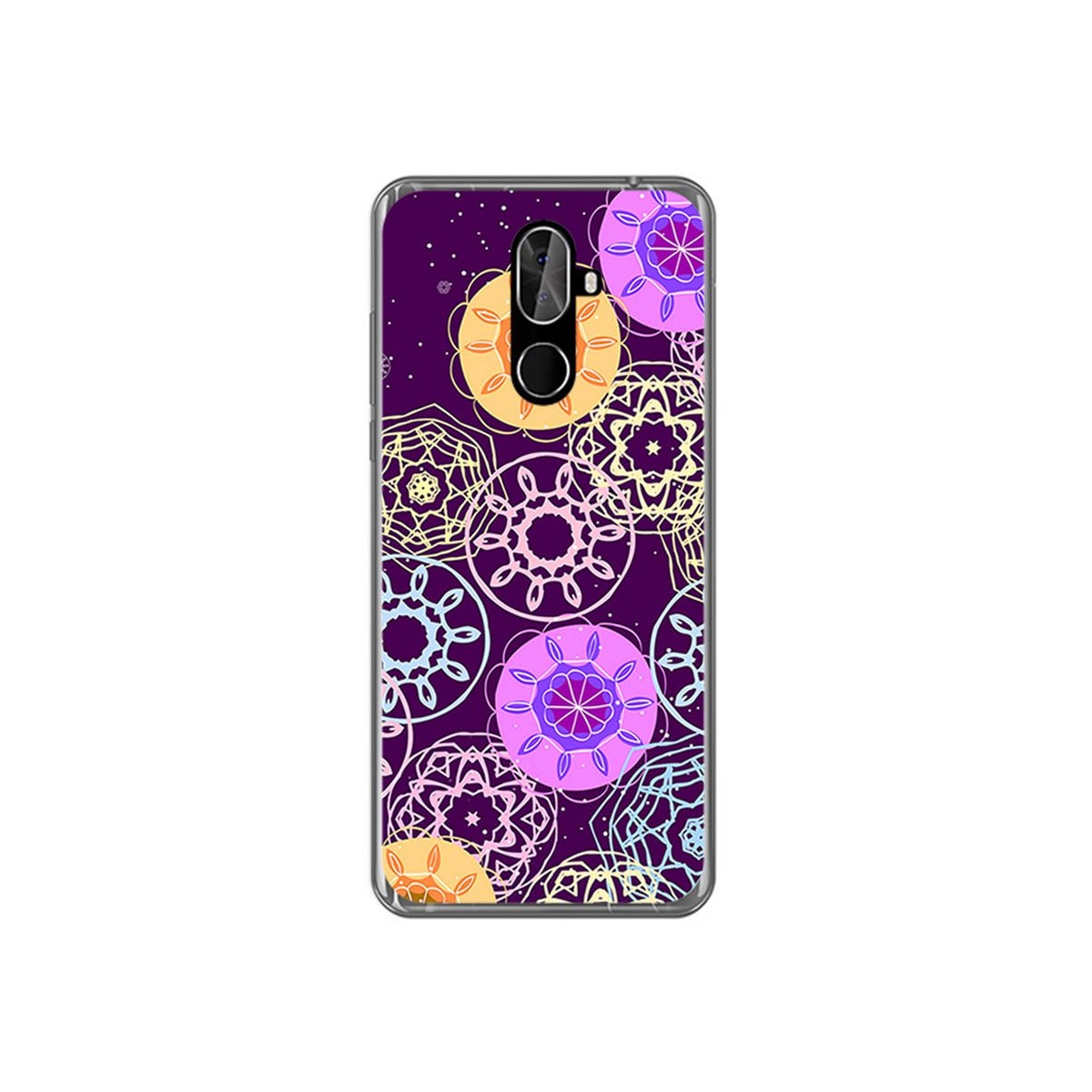 Funda Gel Tpu para Cubot X18 Plus Diseño Radial Dibujos