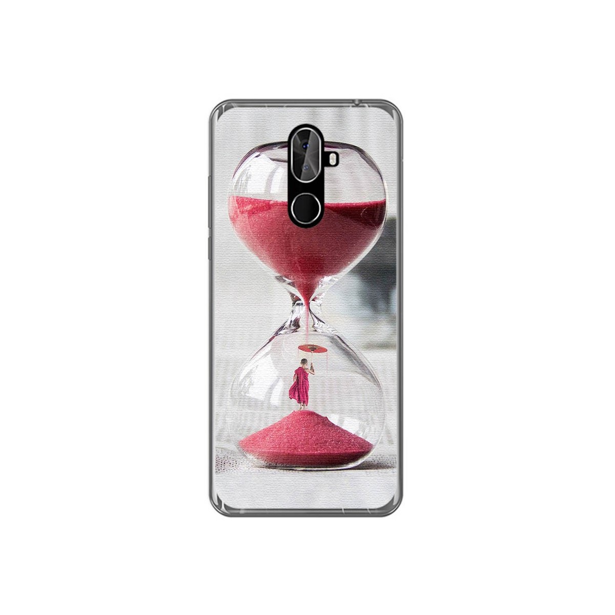 Funda Gel Tpu para Cubot X18 Plus Diseño Reloj Dibujos
