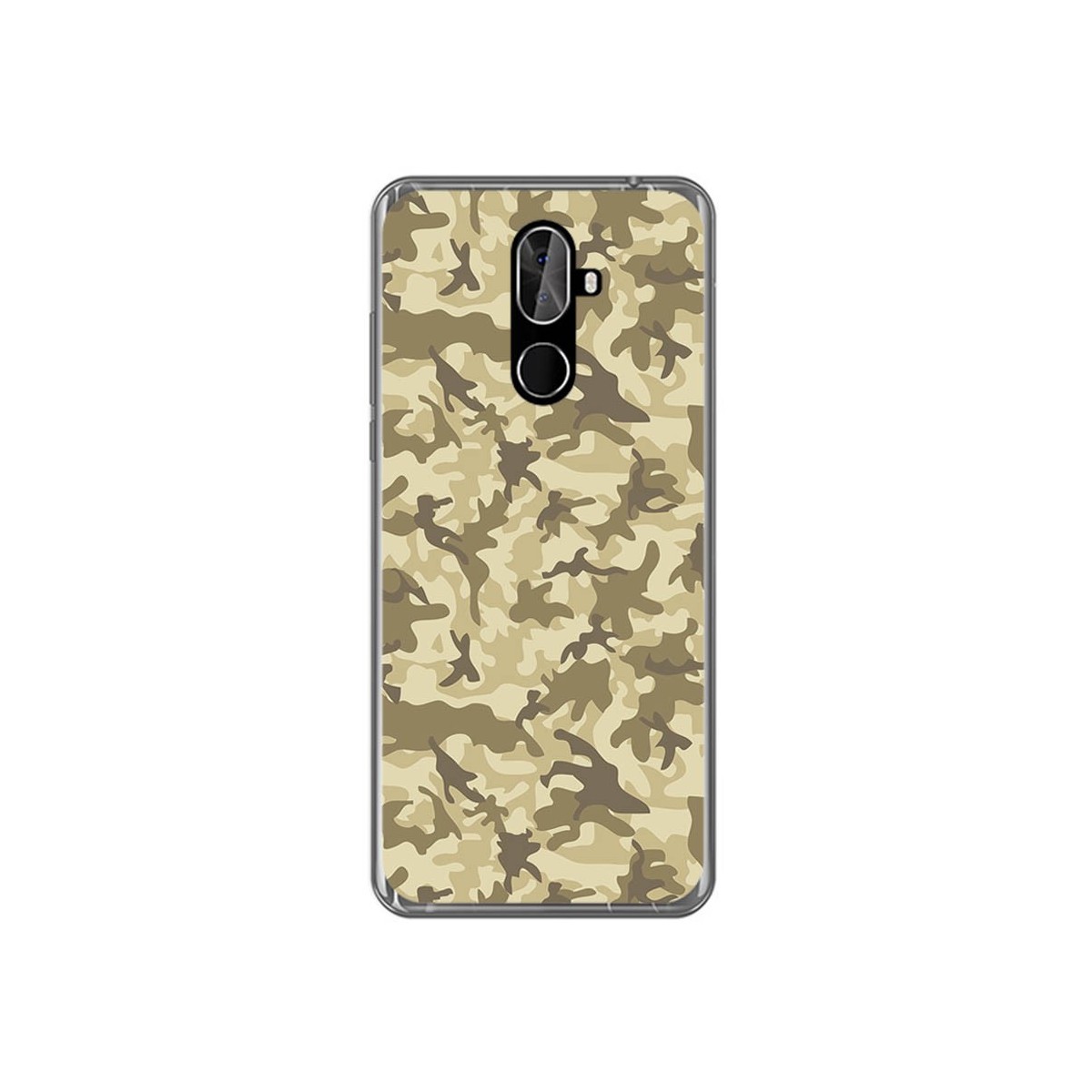 Funda Gel Tpu para Cubot X18 Plus Diseño Sand Camuflaje Dibujos