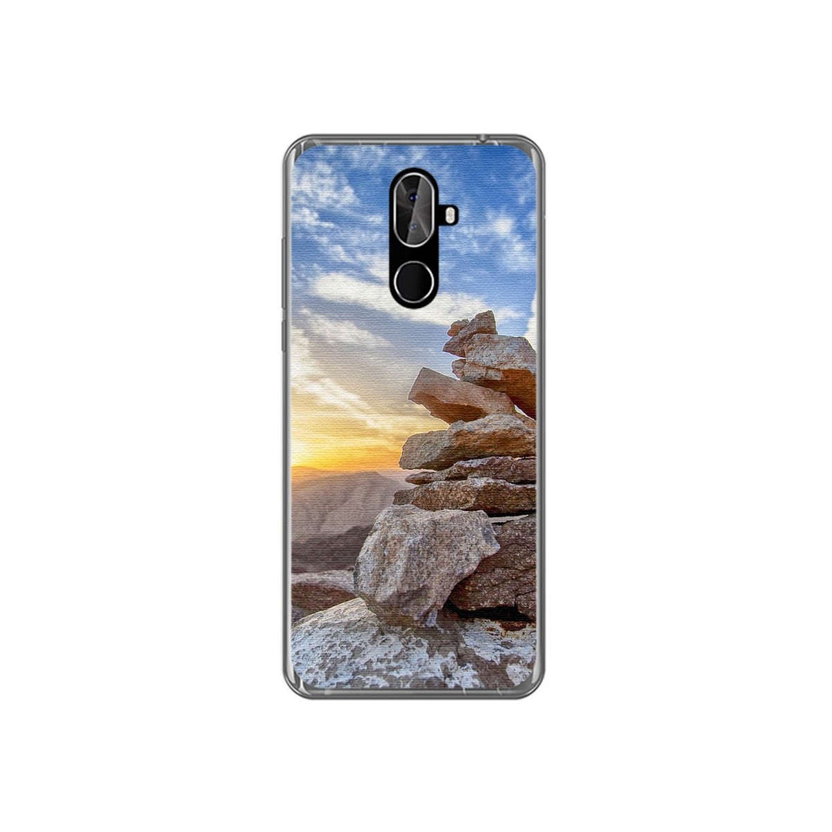 Funda Gel Tpu para Cubot X18 Plus Diseño Sunset Dibujos