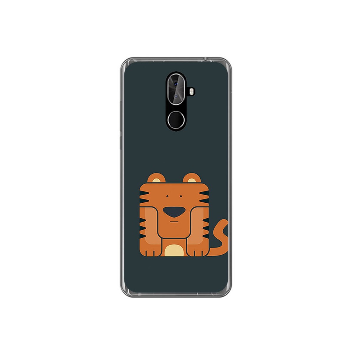 Funda Gel Tpu para Cubot X18 Plus Diseño Tigre Dibujos