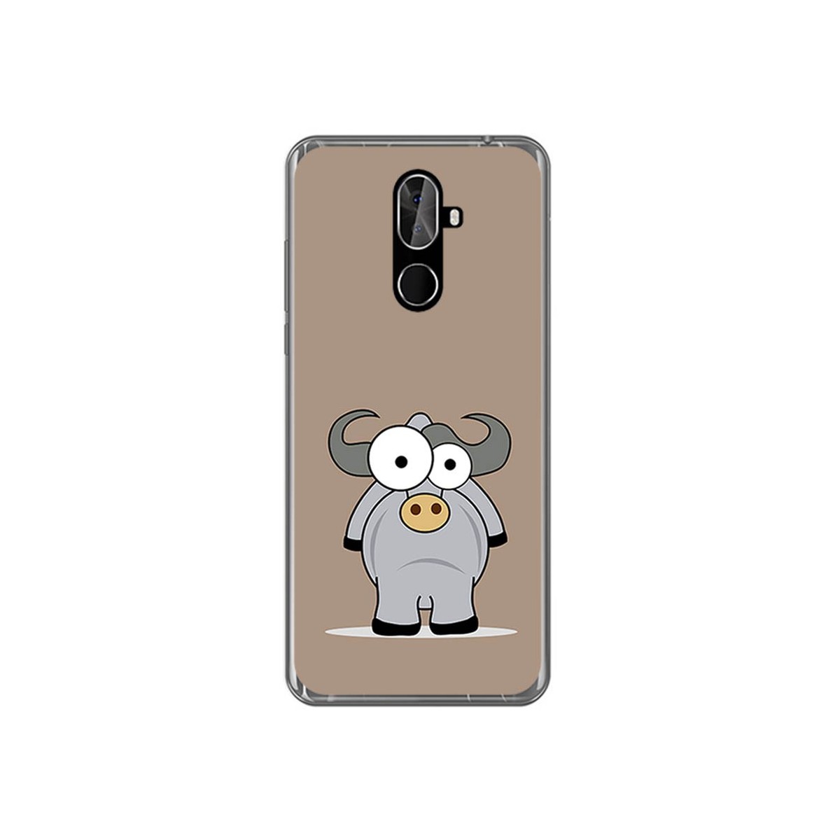 Funda Gel Tpu para Cubot X18 Plus Diseño Toro Dibujos