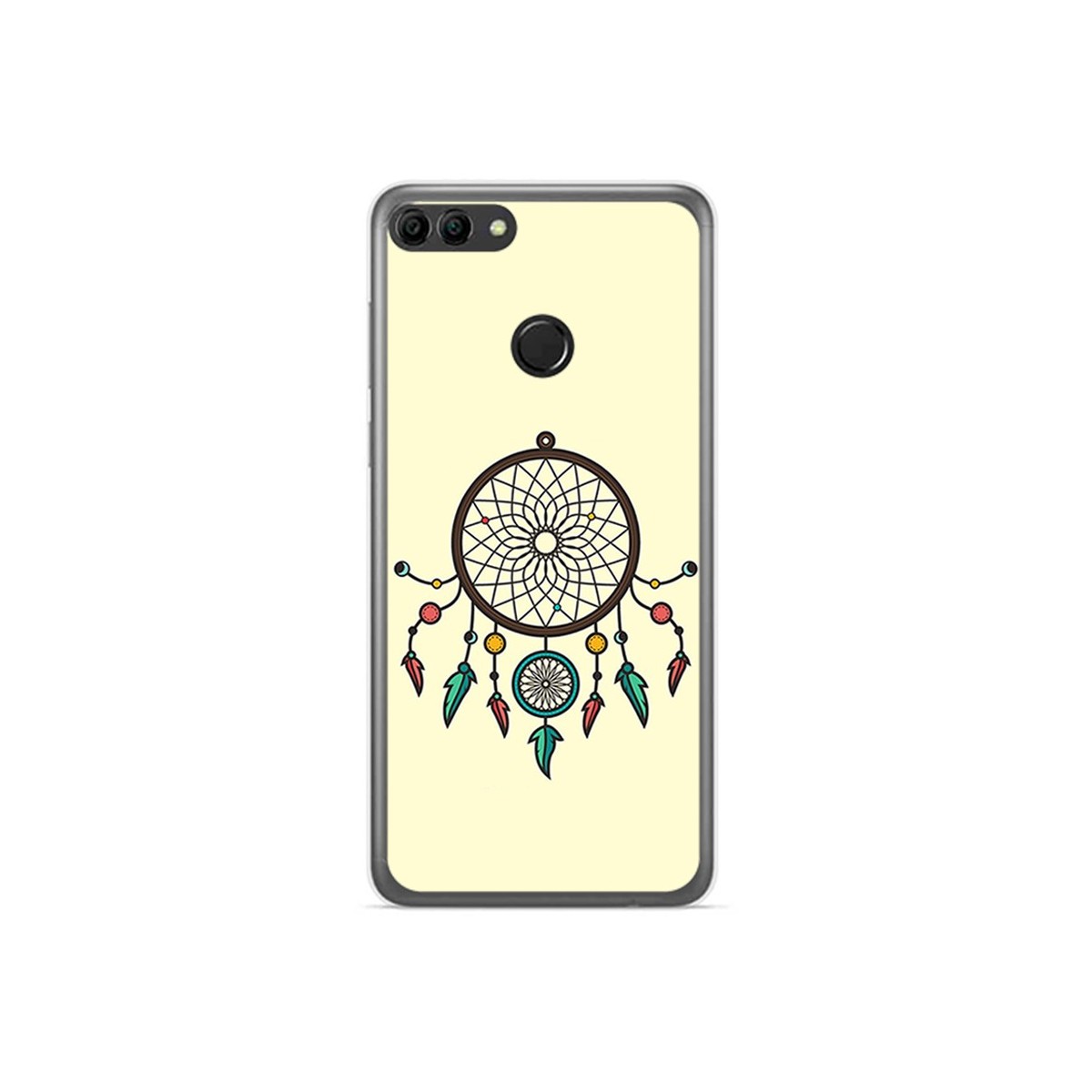 Funda Gel Tpu para Huawei Y9 2018 Diseño Atrapasueños Dibujos