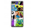 Funda Gel Tpu para Huawei Y9 2018 Diseño Comic Dibujos