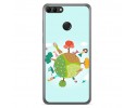Funda Gel Tpu para Huawei Y9 2018 Diseño Familia Dibujos