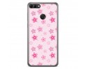 Funda Gel Tpu para Huawei Y9 2018 Diseño Flores Dibujos
