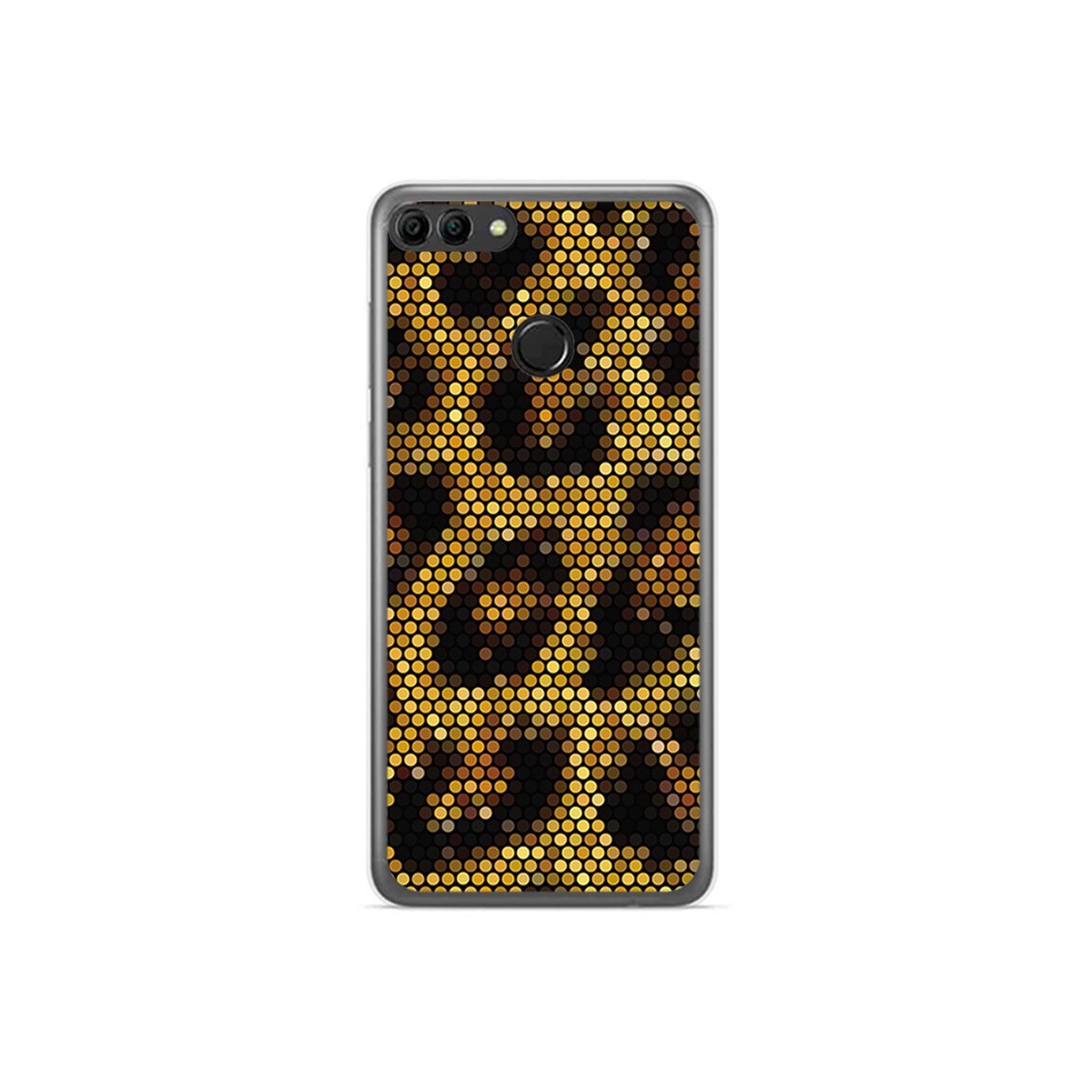 Funda Gel Tpu para Huawei Y9 2018 Diseño Leopardo Dibujos