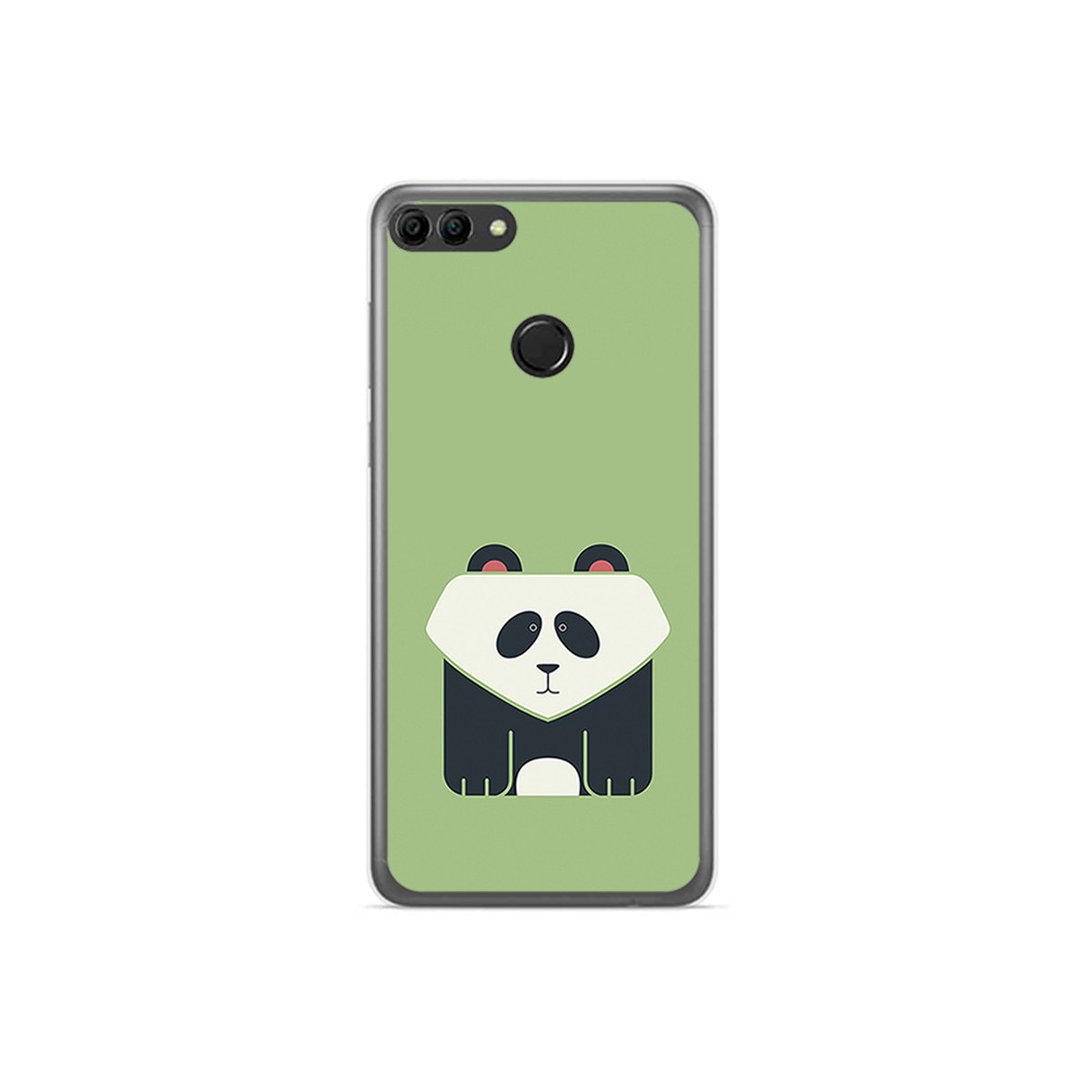 Funda Gel Tpu para Huawei Y9 2018 Diseño Panda Dibujos