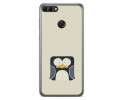 Funda Gel Tpu para Huawei Y9 2018 Diseño Pingüino Dibujos
