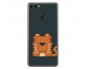 Funda Gel Tpu para Huawei Y9 2018 Diseño Tigre Dibujos