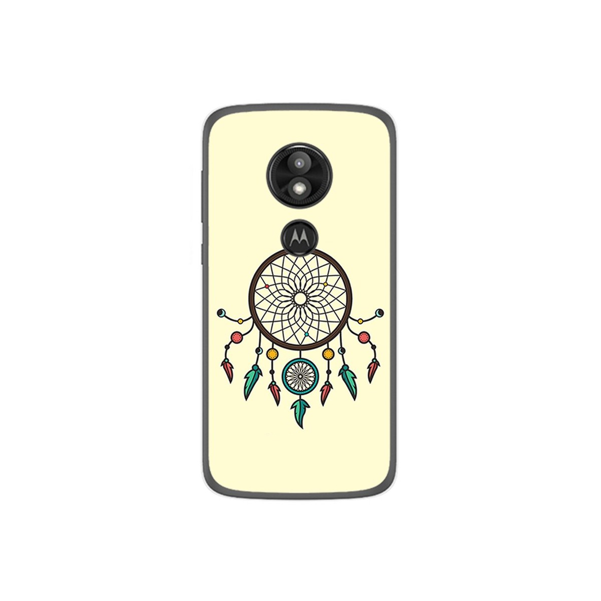 Funda Gel Tpu para Motorola Moto E5 / G6 Play Diseño Atrapasueños Dibujos