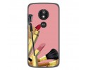 Funda Gel Tpu para Motorola Moto E5 / G6 Play Diseño Brochas Dibujos