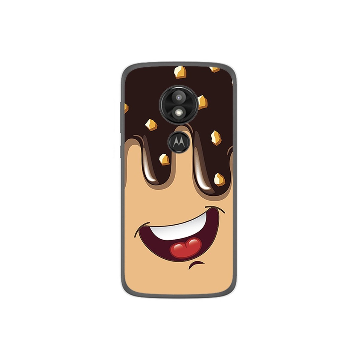 Funda Gel Tpu para Motorola Moto E5 / G6 Play Diseño Helado Chocolate Dibujos