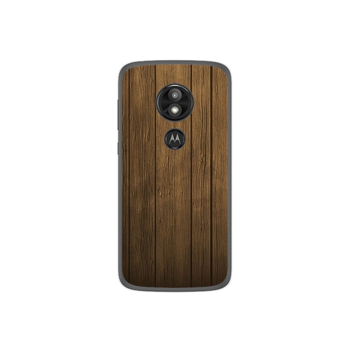 Funda Gel Tpu para Motorola Moto E5 / G6 Play Diseño Madera Dibujos