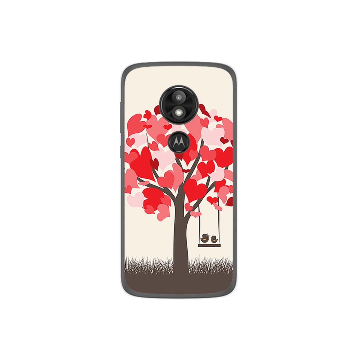 Funda Gel Tpu para Motorola Moto E5 / G6 Play Diseño Pajaritos Dibujos