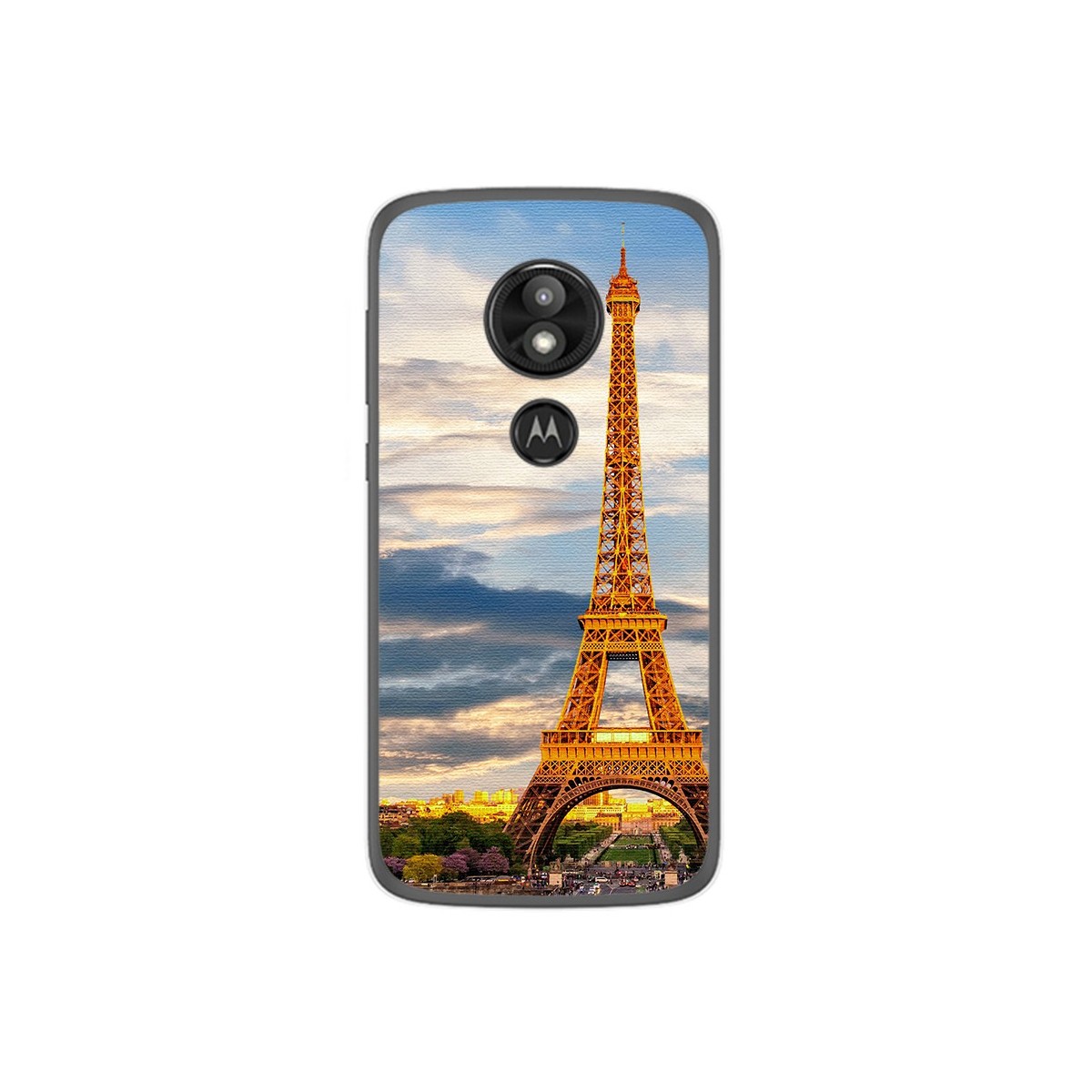 Funda Gel Tpu para Motorola Moto E5 / G6 Play Diseño Paris Dibujos