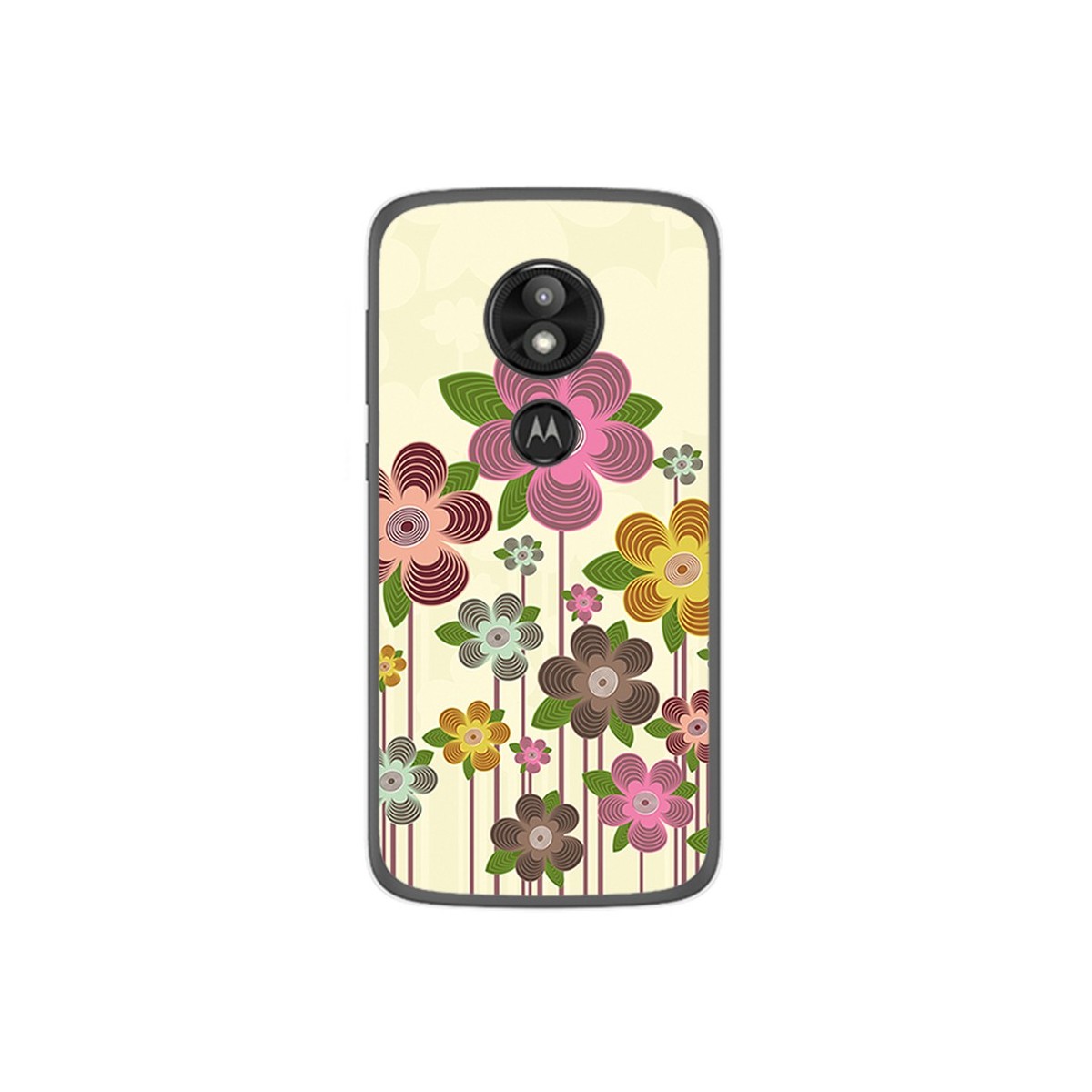 Funda Gel Tpu para Motorola Moto E5 / G6 Play Diseño Primavera En Flor Dibujos