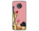 Funda Gel Tpu para Motorola Moto G6 Plus Diseño Brochas Dibujos