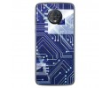 Funda Gel Tpu para Motorola Moto G6 Plus Diseño Circuito Dibujos