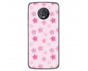 Funda Gel Tpu para Motorola Moto G6 Plus Diseño Flores Dibujos