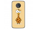 Funda Gel Tpu para Motorola Moto G6 Plus Diseño Jirafa Dibujos