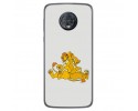 Funda Gel Tpu para Motorola Moto G6 Plus Diseño Leones Dibujos