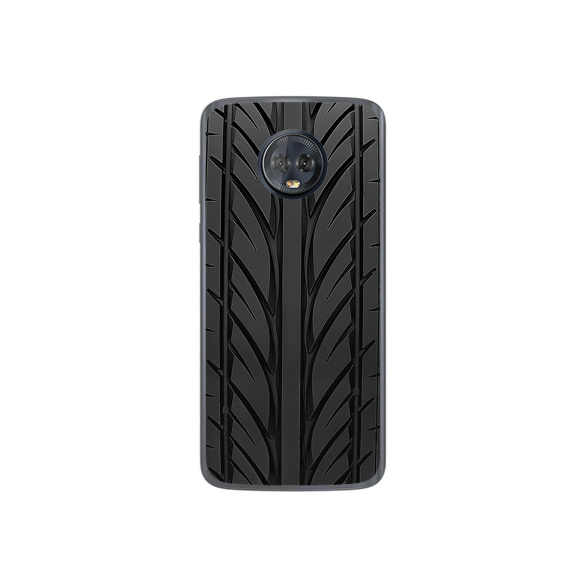 Funda Gel Tpu para Motorola Moto G6 Plus Diseño Neumatico Dibujos