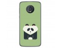 Funda Gel Tpu para Motorola Moto G6 Plus Diseño Panda Dibujos