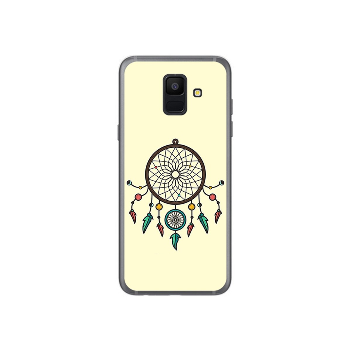 Funda Gel Tpu para Samsung Galaxy A6 (2018) Diseño Atrapasueños Dibujos