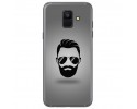 Funda Gel Tpu para Samsung Galaxy A6 (2018) Diseño Barba Dibujos