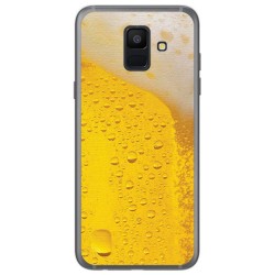 Funda Gel Tpu para Samsung Galaxy A6 (2018) Diseño Cerveza Dibujos