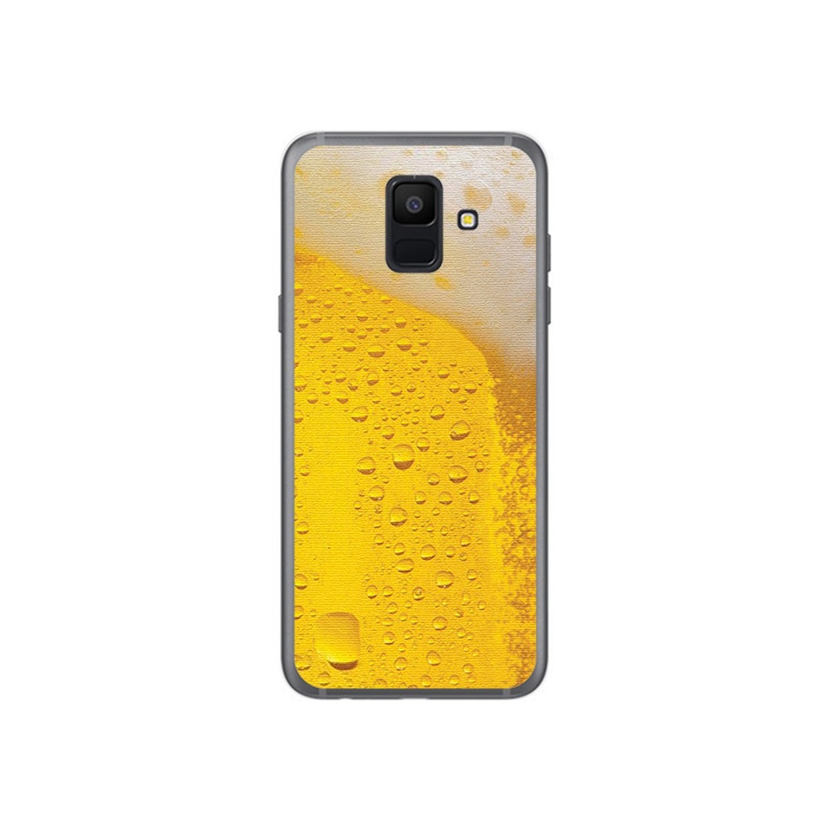 Funda Gel Tpu para Samsung Galaxy A6 (2018) Diseño Cerveza Dibujos