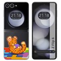 Funda Carcasa Dura Transparente para Samsung Galaxy Z Flip 6 5G diseño Leopardo Dibujos