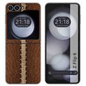 Funda Carcasa Dura para Samsung Galaxy Z Flip 6 5G diseño Cuero 01 Dibujos