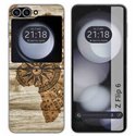 Funda Carcasa Dura para Samsung Galaxy Z Flip 6 5G diseño Madera 07 Dibujos