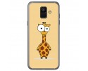 Funda Gel Tpu para Samsung Galaxy A6 (2018) Diseño Jirafa Dibujos