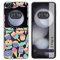 Funda Carcasa Dura para Samsung Galaxy Z Flip 6 5G diseño Dulces 02 Dibujos