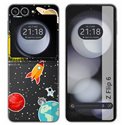 Funda Carcasa Dura para Samsung Galaxy Z Flip 6 5G diseño Espacio Dibujos