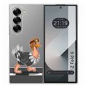 Funda Carcasa Dura Transparente para Samsung Galaxy Z Fold 6 5G diseño Avestruz Dibujos